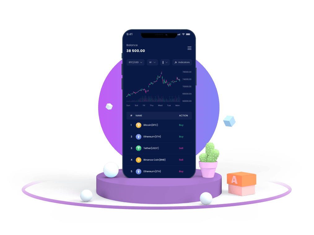 Forex trading illustration